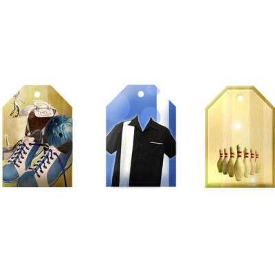 Stamping Station - Bowling Printed Tags